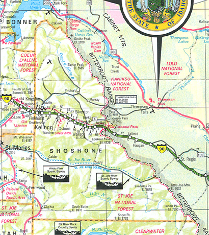 open a larger, printable image of the current highway map in a separate window