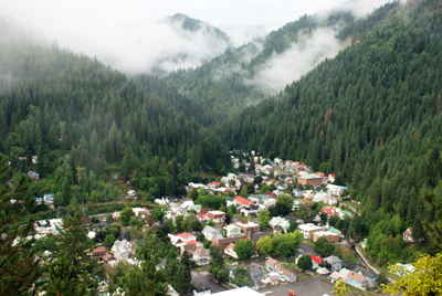 Wallace Idaho in the summer